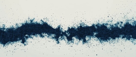 Poster - Background for a tech firm or a blue triangle-themed stock background