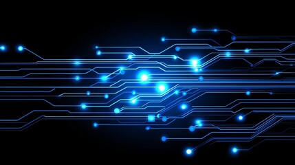 Poster - Technology abstract circuit board texture background