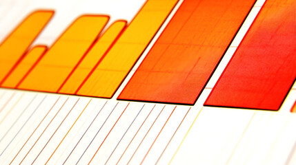 Poster - Analyzing business growth trends financial data visualization infographic design corporate environment close-up view economic insights