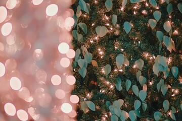 Poster - graphic design background featuring rose gold abstract bokeh light wallpaper’ becomes ‘bokeh light rose gold abstract graphic design forms a beautiful wallpaper background