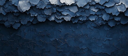 Poster - For website and print design inspiration, abstract backgrounds feature blue 3d gradient shapes