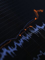 Poster - utilize ai to process data and display intricate details on a virtual screen, incorporating big data