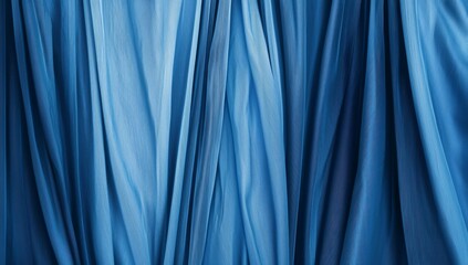 Poster - Modern web design or presentation featuring an illustration with a vertical blue neon lighting background