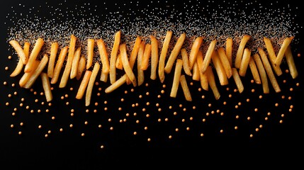 Poster - Deep black background creating a dramatic contrast for a variety of subject matters