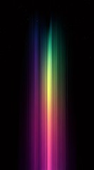 Poster - Colorful northern lights illuminating night sky with stars