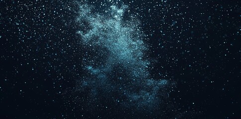 Poster - An abstract, dynamic blue background filled with glowing lines and sparkling particles generates a visual effect that is both futuristic and energetic