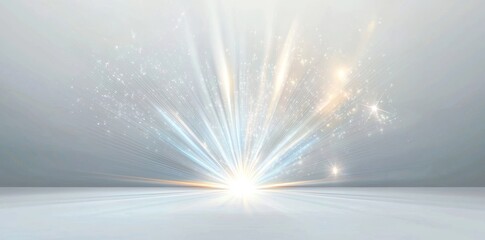 Poster - The scene includes a star that sparkles on a transparent background with a glow effect