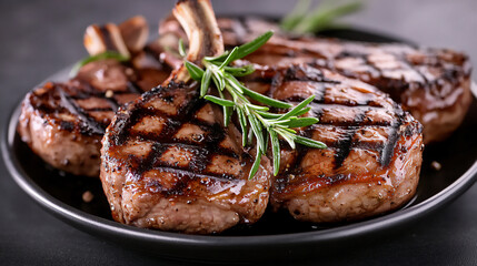 Wall Mural -  grilled lamb chops