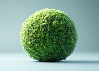 green grass ball