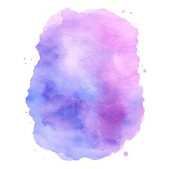 Poster - Soft Watercolor Texture in Shades of Blue and Purple for Design Projects and Backgrounds