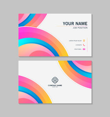 modern abstract business card design