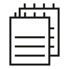 Poster - document vector icon