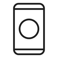 Poster - phone vector icon