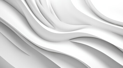 Poster - white color technology concept geometric square background. square 3d modern abstract white backgrou