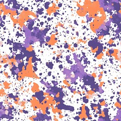 Wall Mural - Abstract orange and purple camouflage seamless pattern white background,GRUNGE MARBLE TEXTURE GRAIN ROUGH PURPLE ORANGE COLOR MINIMALIST ABSTRACT BACKGROUND