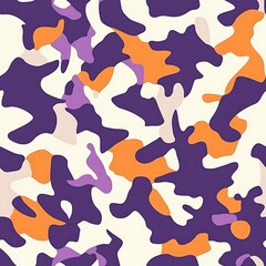 Wall Mural - Abstract orange and purple camouflage seamless pattern white background,GRUNGE MARBLE TEXTURE GRAIN ROUGH PURPLE ORANGE COLOR MINIMALIST ABSTRACT BACKGROUND