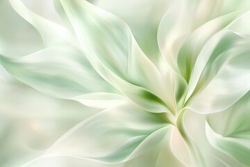 Poster - A green and gray background with a white line appears blurry, set against a noisy and grainy backdrop