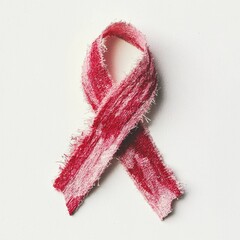 Poster - a delicate pink shape set against a plain background creates a visually appealing image