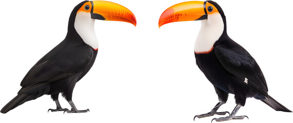 Wall Mural - toucan isolated on white background