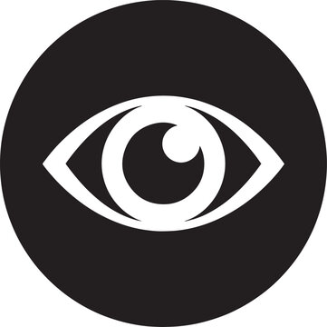 Simple eye icon vector illastation