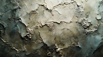 Poster - Close-up of a textured wall with dark grey and brown tones. Abstract background with rough plaster texture. Macro detail. Textured Wall: Abstract Dark Grey and Brown Plaster Background