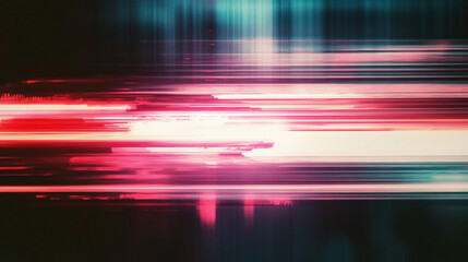 Poster - Dynamic abstract background featuring streaks of light in dark colors, creating a vivid sense of movement and energy. Generative AI