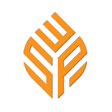 Web line modern color full logo design