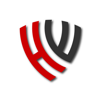 Web line modern color full logo design
