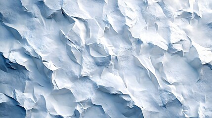 Poster - A stunning abstract image showcasing a glacial ice texture with shades of blue and white, perfect for backgrounds. Abstract Ice Cave Texture: Glacial Blue Hues
