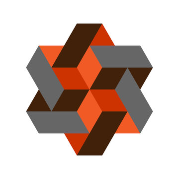 Web line modern color full logo design