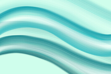 Wall Mural - blue background abstract wavy brush strokes