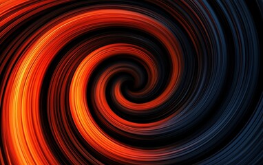 Poster - abstract swirl in vibrant red and blue tones, creating a dynamic and energetic visual.
