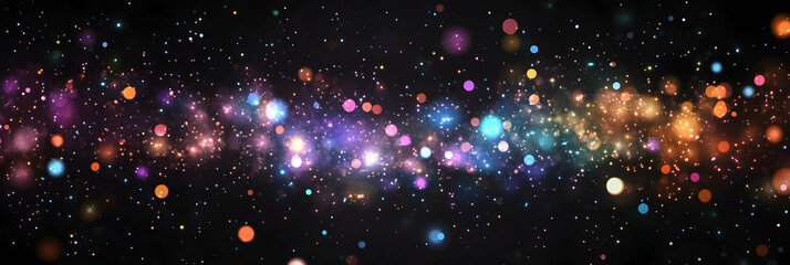 Poster - Fireworks, colorful transparent background