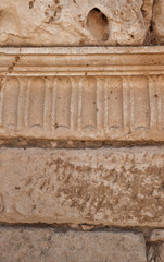 Wall Mural - Ancient wall texture background with old bricks