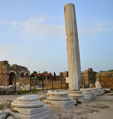 Wall Mural - Side Ancient City in Manavgat, Antalya, Turkey