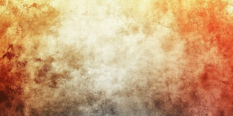 Poster - Warm textured gradient background blending orange, red, and cream colors ideal for design projects and creative work