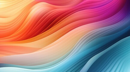abstract flowing layers creating vivid vibrant colors background for web design and digital art