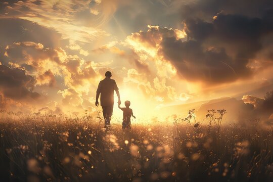 A lovely father's pride shining through