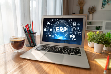 Poster - erp enterprise resource planning software for modish business to plan the marketing strategy