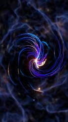 Fototapete - Cosmic Particle Dance