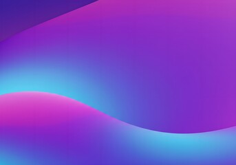 Poster - Vibrant gradient background with smooth curves. Abstract fluid design in purple, pink, and blue. Modern digital artwork for graphic design, web banners, and presentations.