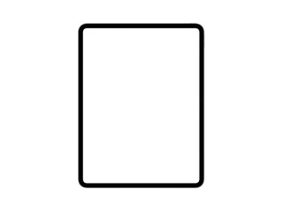 a highly detailed, transparent tablet mockup featuring blank screen in 10k resolution.