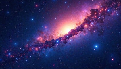 celestial backdrop of stars and galaxies in deep space, space, cosmos