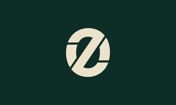 OZ or ZO monogram logo design 