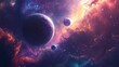 © Elkhan Babayev - Planets and planets beyond our solar system in distant galaxies await exploration. Exciting new worlds are ready to be discovered and inhabited in nebulae and galaxies far away.