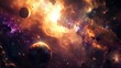 © Elkhan Babayev - Planets and planets beyond our solar system in distant galaxies await exploration. Exciting new worlds are ready to be discovered and inhabited in nebulae and galaxies far away.
