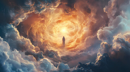 Wall Mural - ethereal divine representation