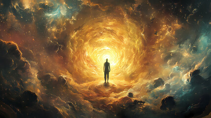 Wall Mural - ethereal divine representation