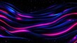 © Alex - Dynamic waves of blue and purple light gracefully flow across a dark backdrop, creating an energetic and futuristic atmosphere perfect for design projects and digital art.