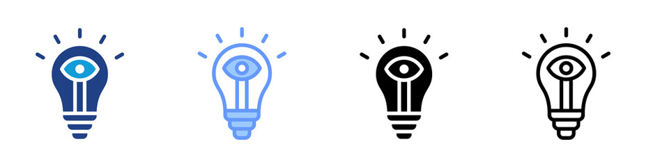 Poster - Entrepreneur icon set multiple style collection